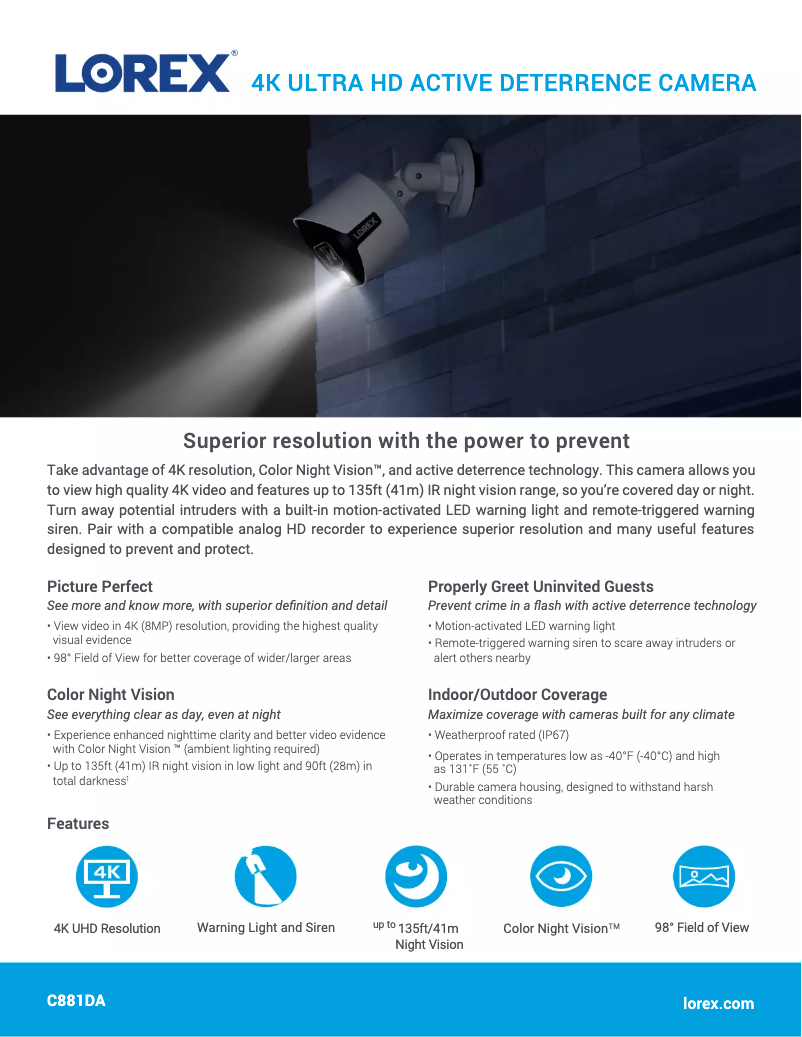 Image de la première page du manuel de l'appareil C881DA