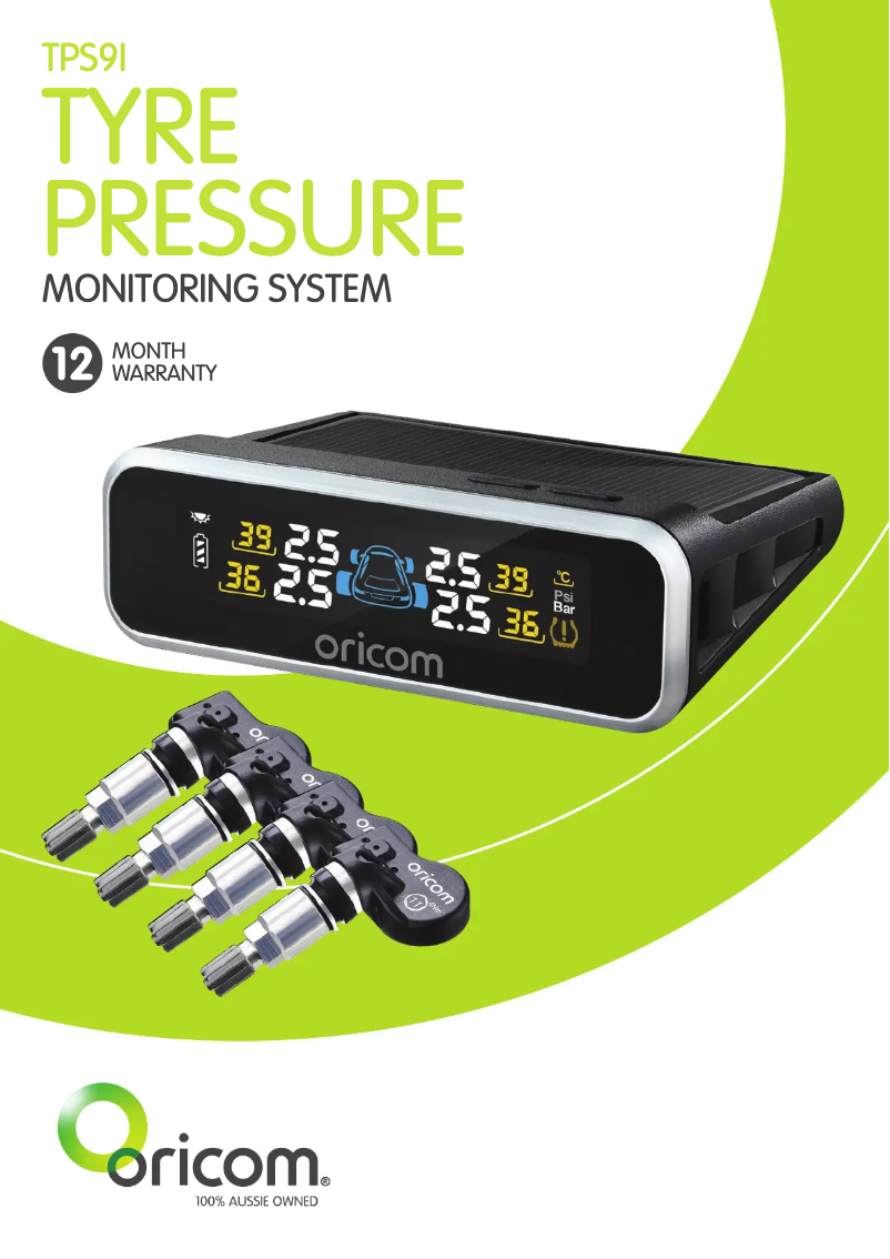 Página 1 del manual Manual de usuario Oricom TPS9I