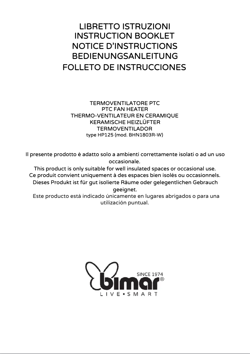 Image de la première page du manuel de l'appareil HP125