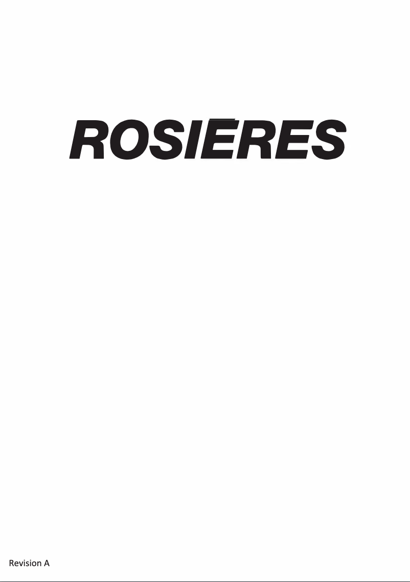 Página 1 del manual Manual de usuario Rosieres DRBT5518DW