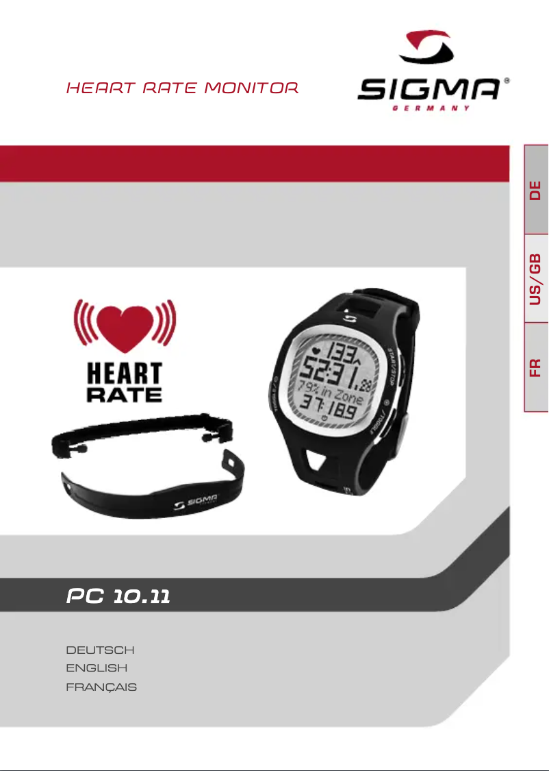 Image de la première page du manuel de l'appareil Sport PC 10.11