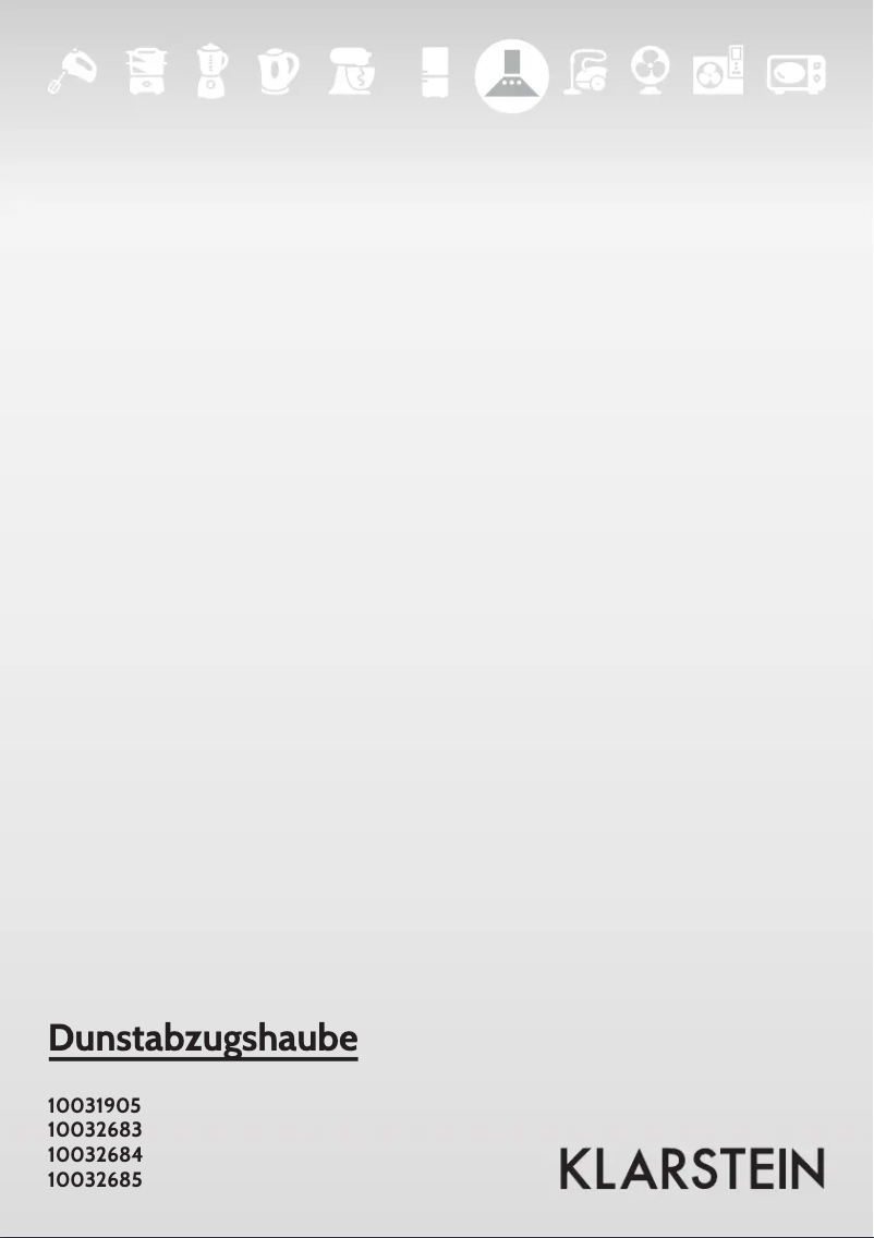 Page 1 de la notice Manuel utilisateur Klarstein 10032684