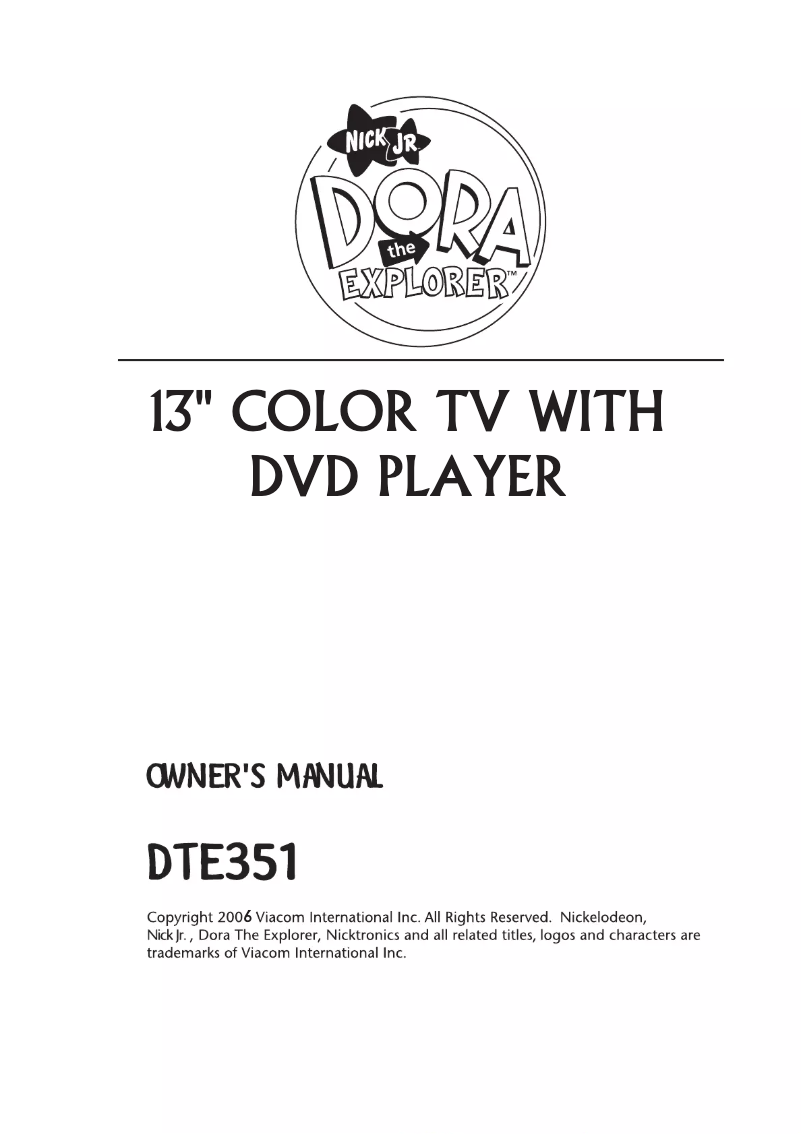 Image de la première page du manuel de l'appareil DTE351