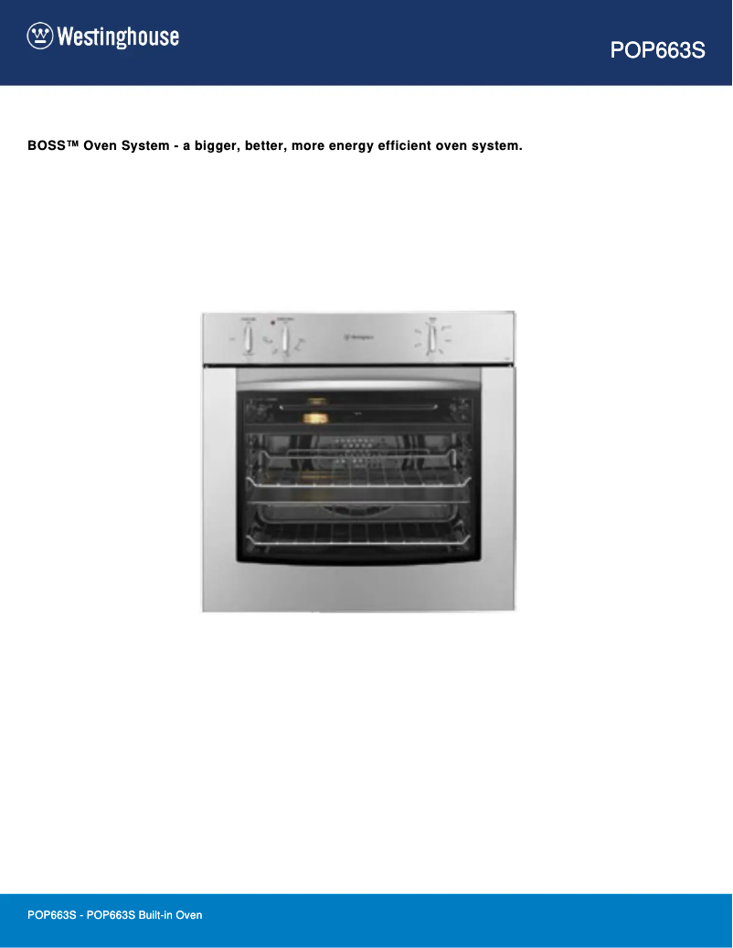 Image de la première page du manuel de l'appareil POP663S