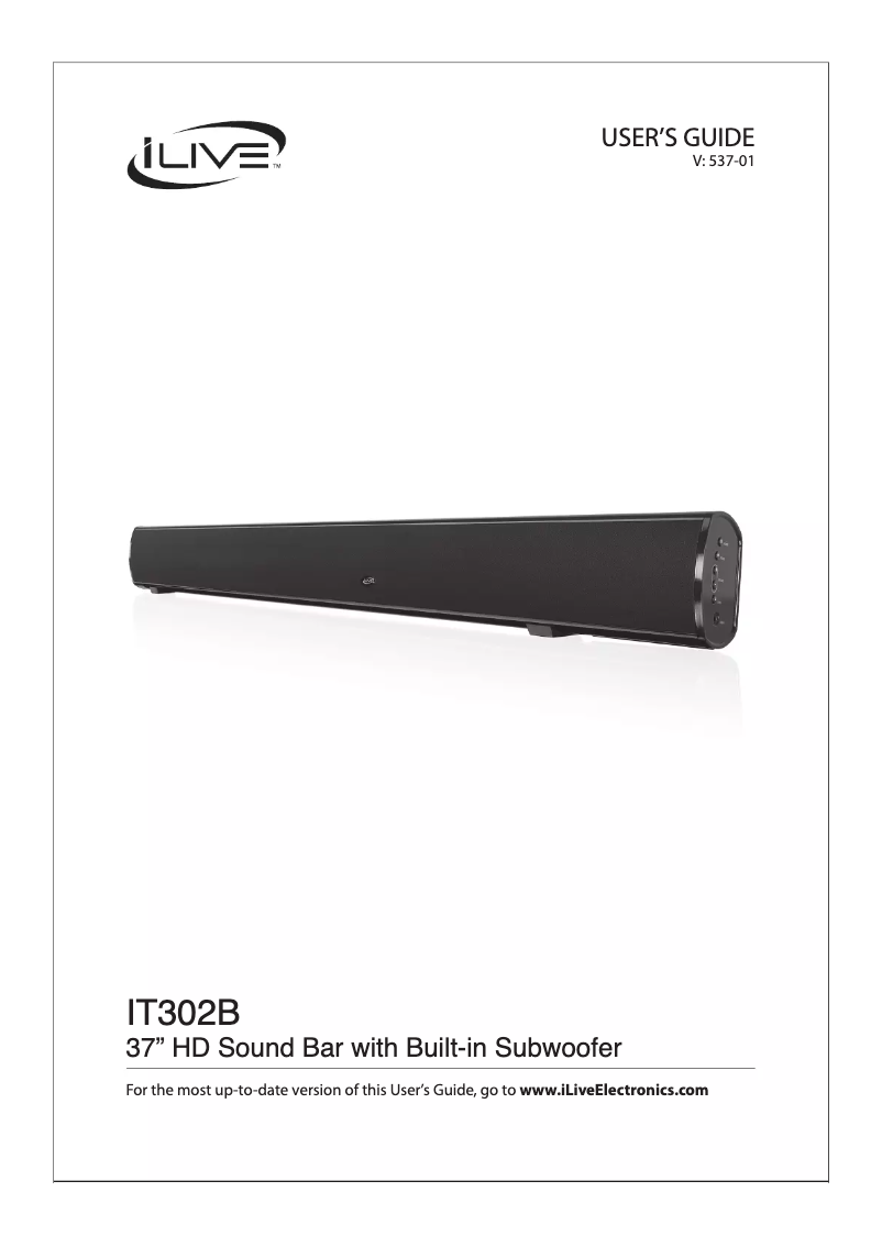 Page 1 de la notice Manuel utilisateur iLive IT302B
