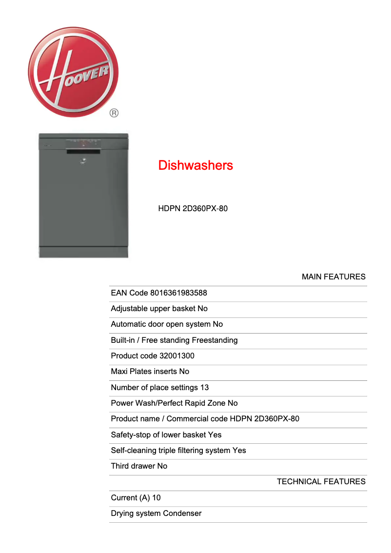 Image de la première page du manuel de l'appareil AXI HDPN 2D360PX