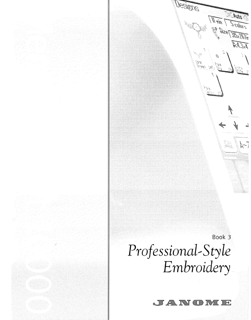 Page n°1 - Manuel utilisateur Janome Memory Craft 10000