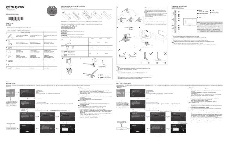 Page n°1 - Manuel utilisateur Samsung HG65NE890UF