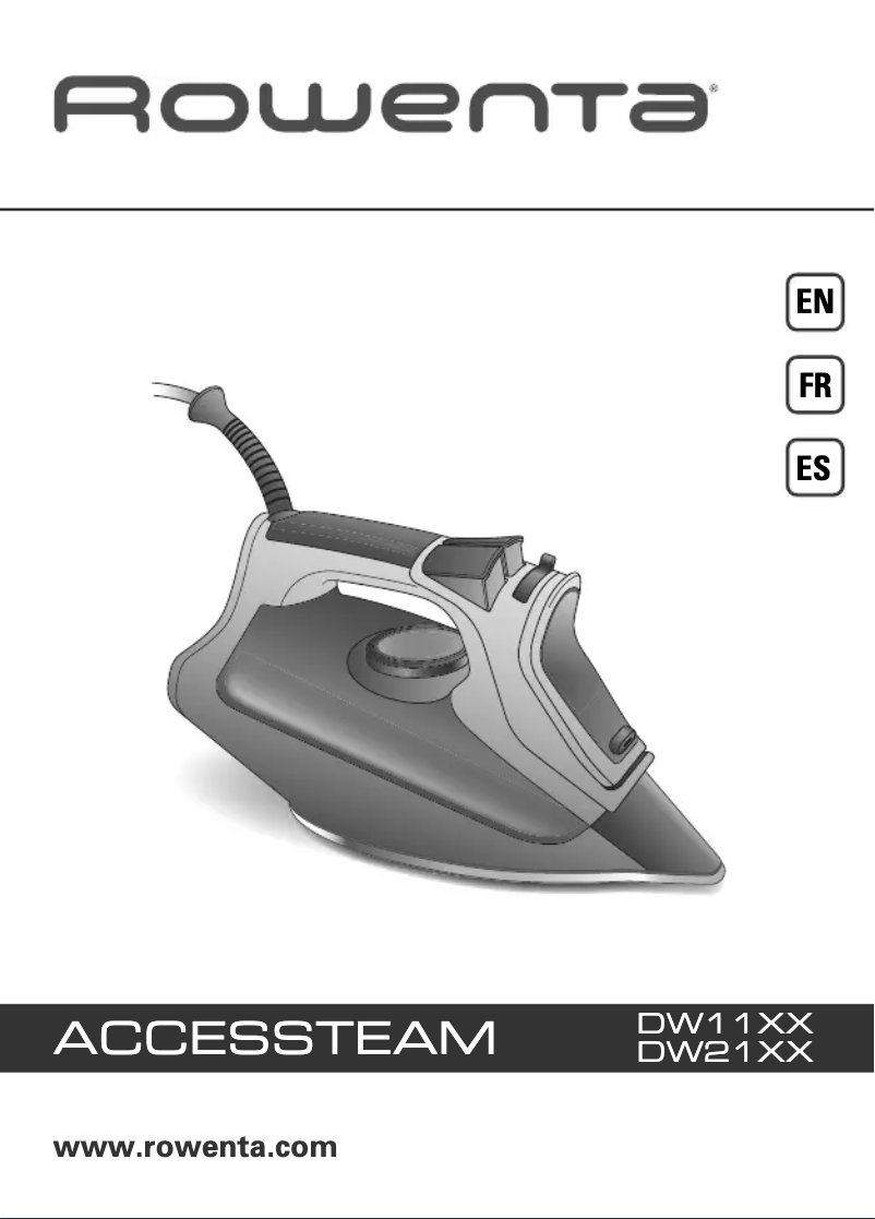 Page 1 de la notice Manuel utilisateur Rowenta Accessteam DW1150