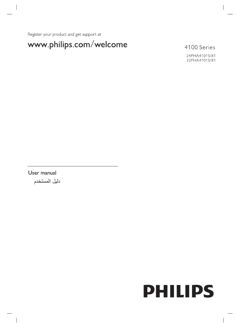 Página 1 del manual Manual de usuario Philips 4000 series 32PHA4101S