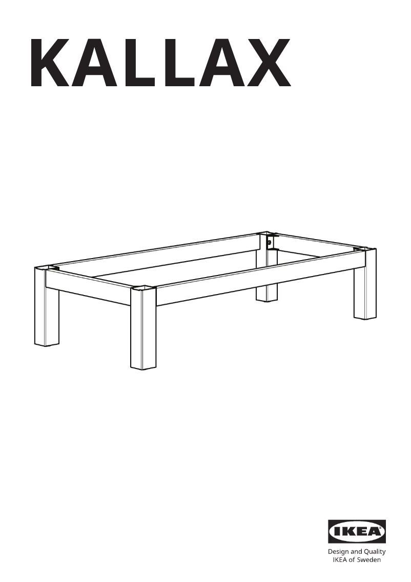 Imagen de la primera página del manual del dispositivo KALLAX 304.955.99