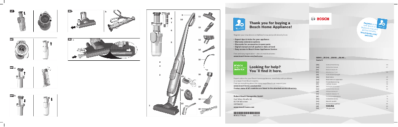 Página 1 del manual Manual de usuario Bosch Athlet ProSilence BKH86SIL1