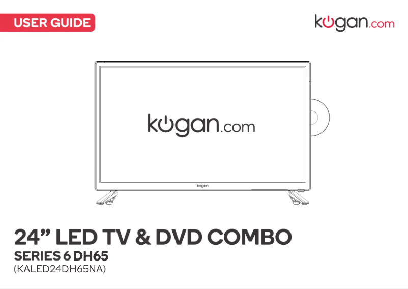 Page 1 de la notice Manuel utilisateur Kogan KALED24DH65NA