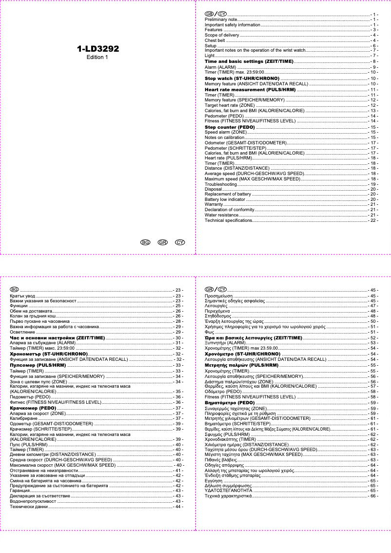 Página 1 del manual Manual de usuario Crivit IAN 68547