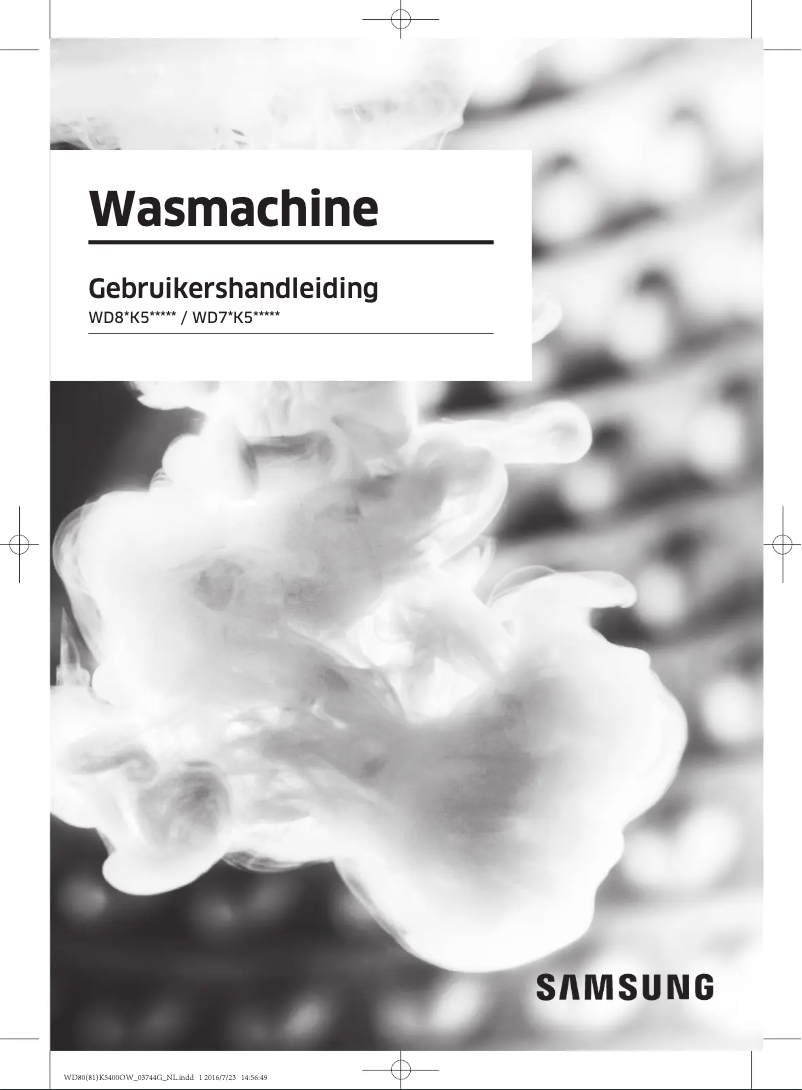 Page n°1 - Manuel utilisateur Samsung WD70K5400OW AddWash