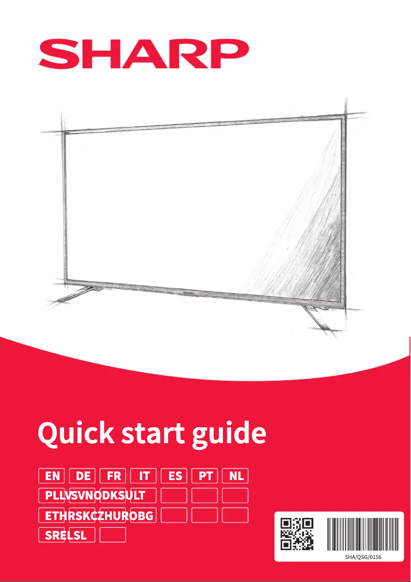 Page n°1 - Guide de démarrage rapide Sharp 24BE0EW