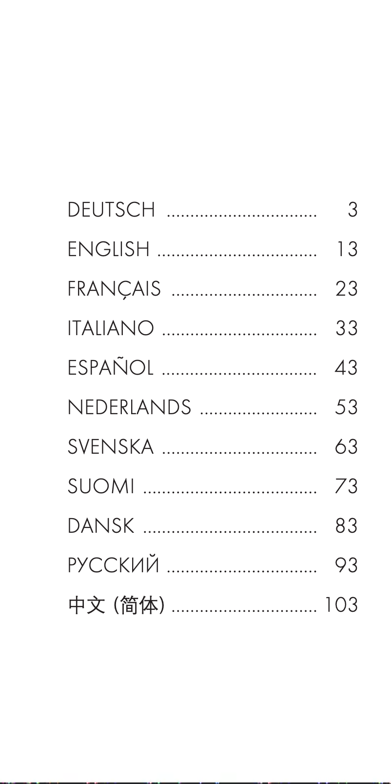 Page 1 de la notice Manuel utilisateur Swarovski Optik CL Companion NOMAD 8x30