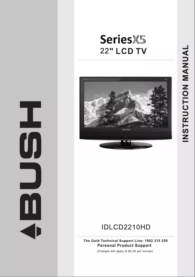 Page 1 de la notice Manuel utilisateur Bush IDLCD2210HD