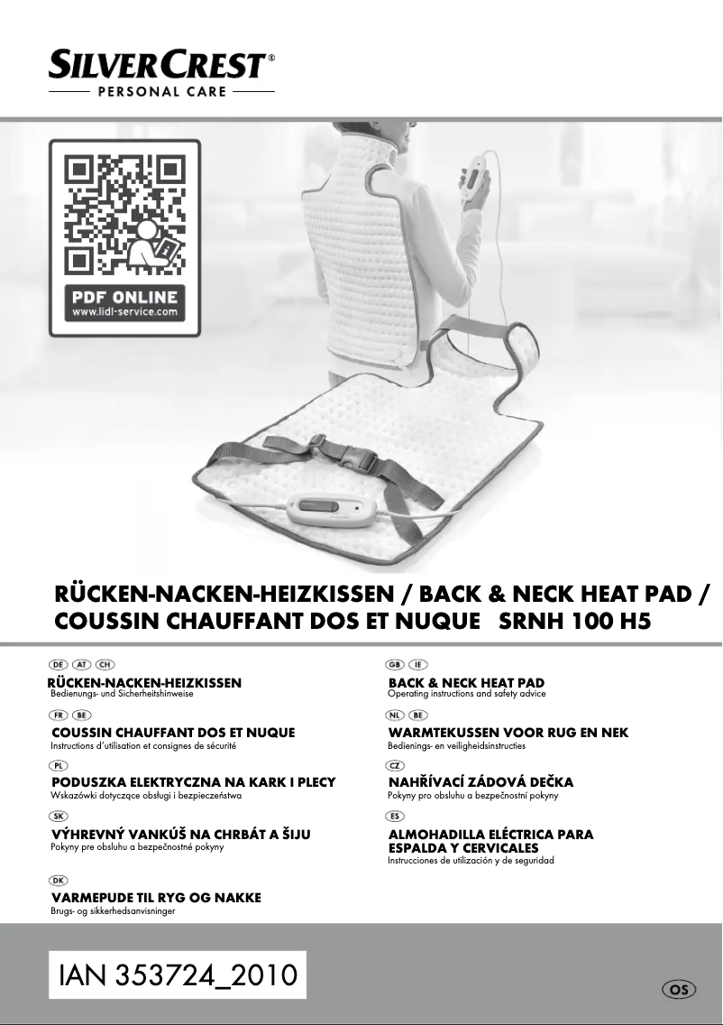 Page 1 de la notice Manuel utilisateur SilverCrest SRNH 100 G4