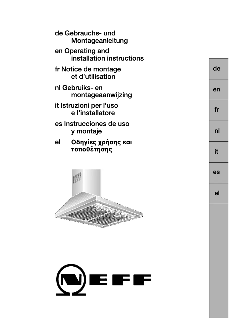 Page n°1 - Manuel utilisateur Neff D66B20N0