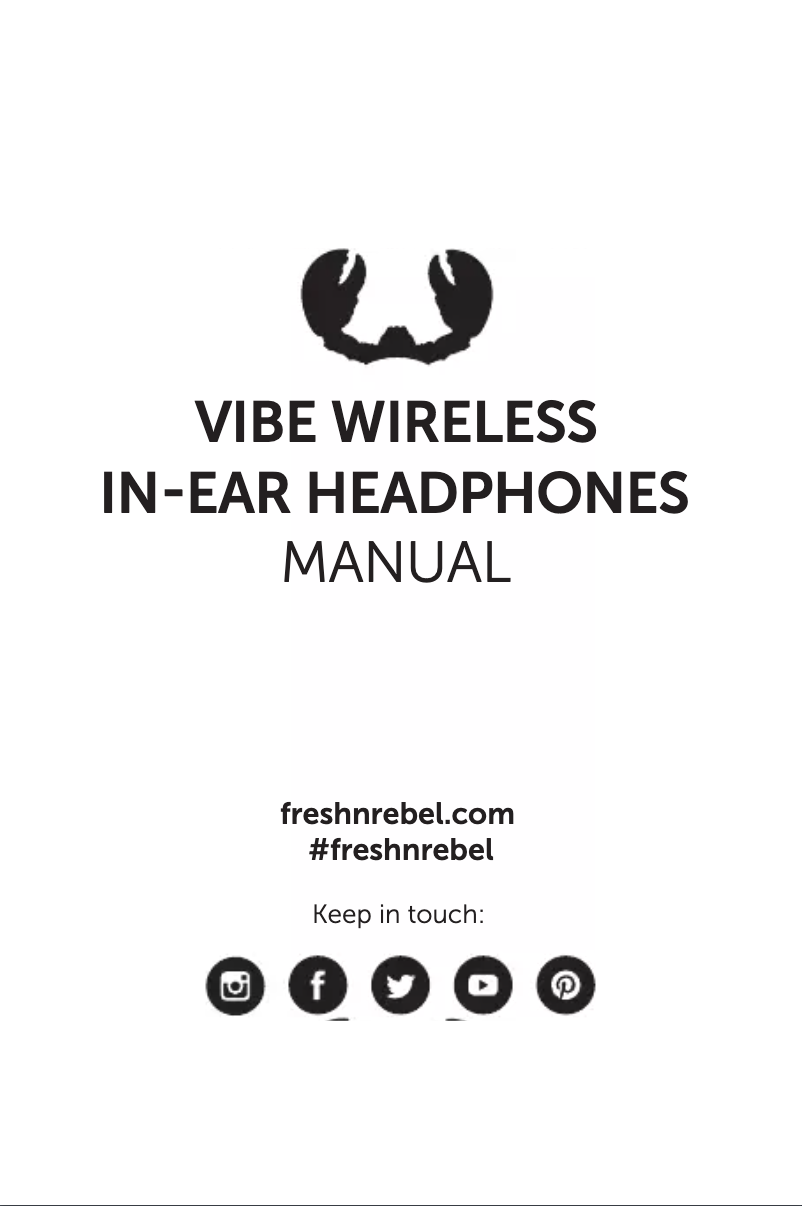 Page 1 de la notice Manuel utilisateur Fresh 'n Rebel Vibe Wireless