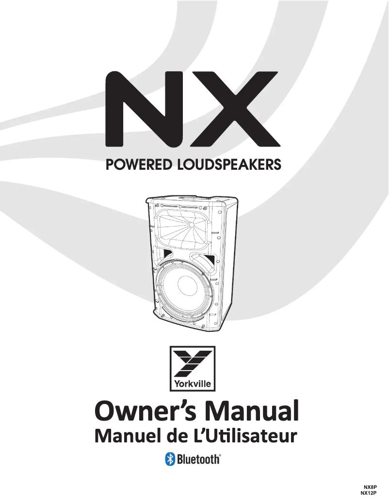 Page n°1 - Manuel utilisateur Yorkville NX12P