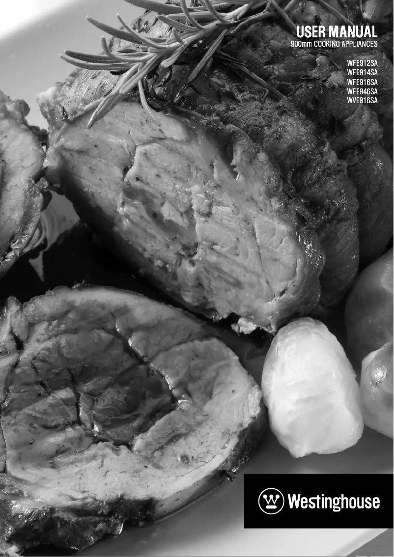 Image de la première page du manuel de l'appareil WFE912SA