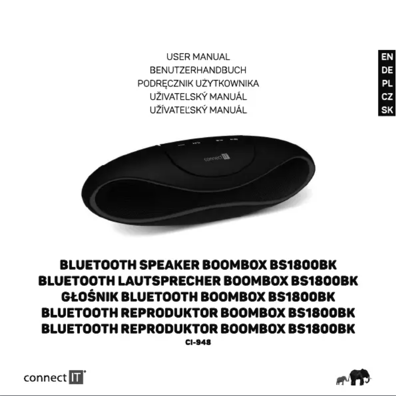 Page 1 de la notice Manuel utilisateur Connect IT CI-948