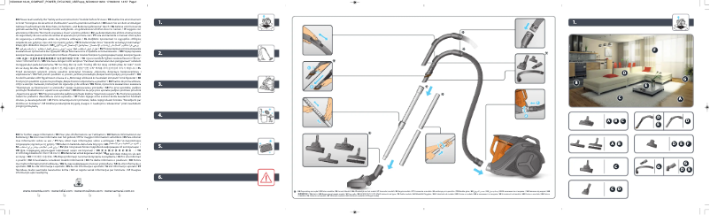 Page 1 de la notice Manuel utilisateur Rowenta Compact Power Cyclonic RO3733