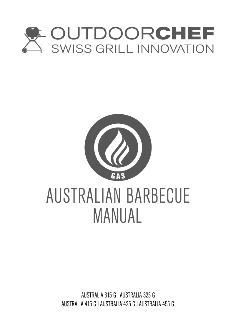 Image de la première page du manuel de l'appareil Australia 315 G