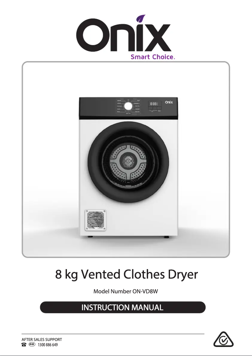 Page n°1 - Manuel utilisateur Onix ON-VD8W
