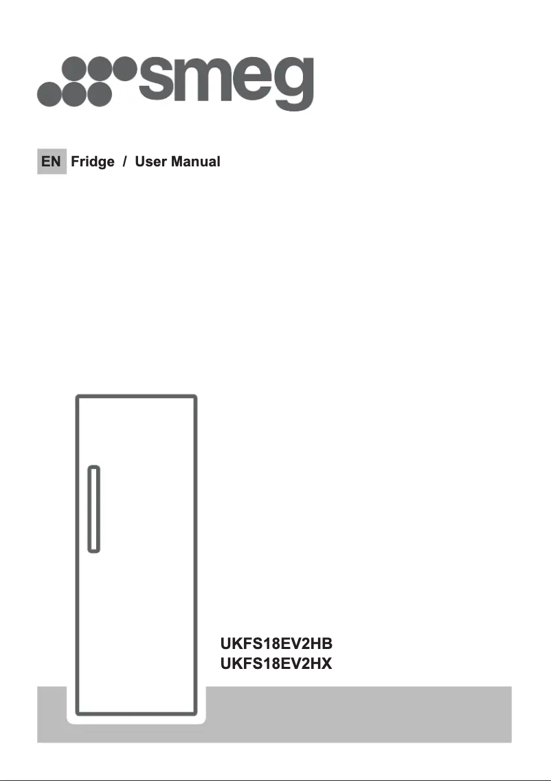 Page 1 de la notice Manuel utilisateur Smeg UKFS18EV2HX