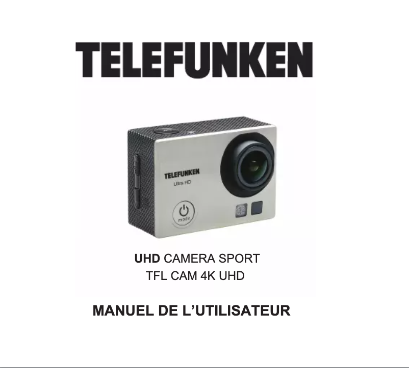 Page n°1 - Manuel utilisateur Telefunken TFLCAM4KUHD