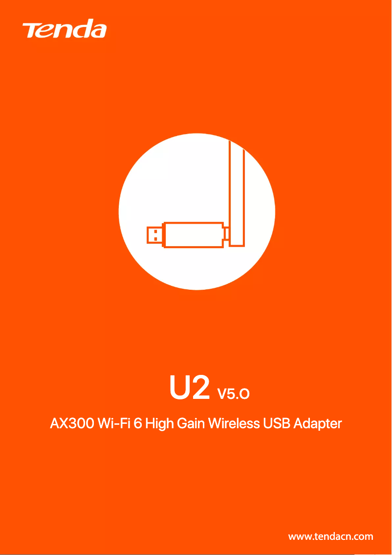 Page 1 de la notice Fiche technique Tenda U2 v5.0