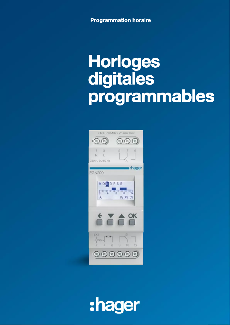 Page 1 de la notice Brochure Hager TXA026