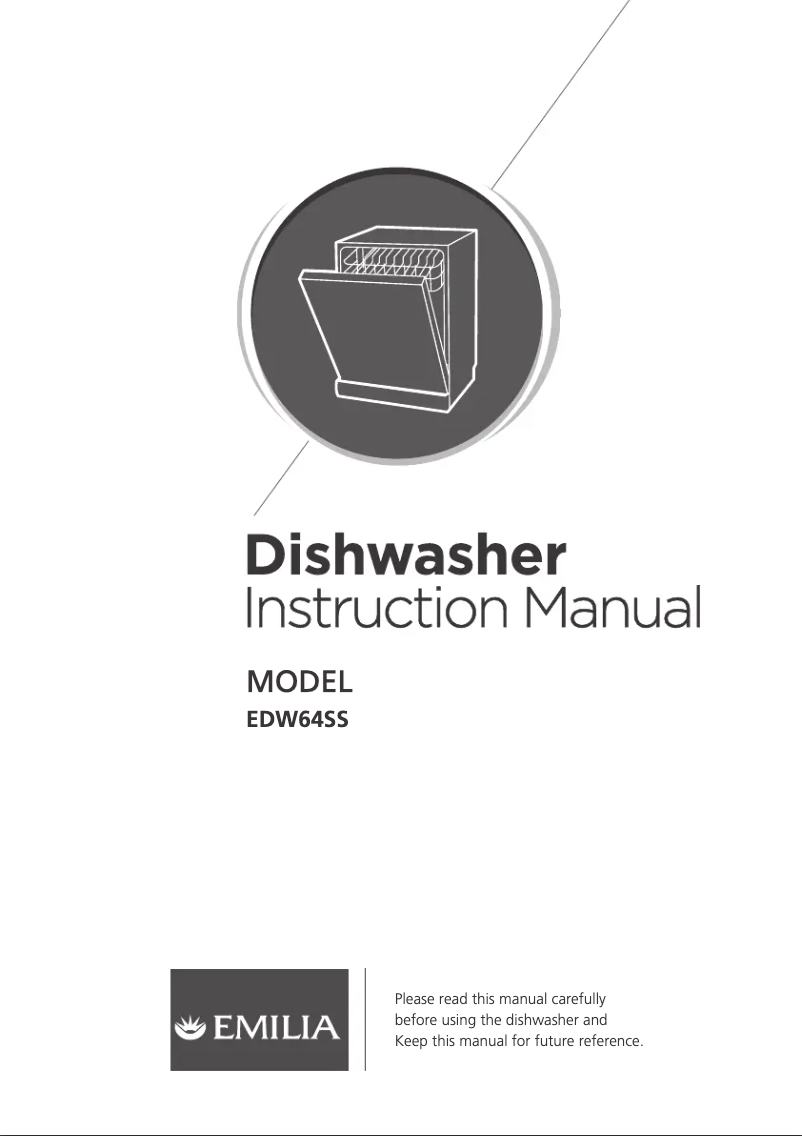 Image de la première page du manuel de l'appareil EDW64W