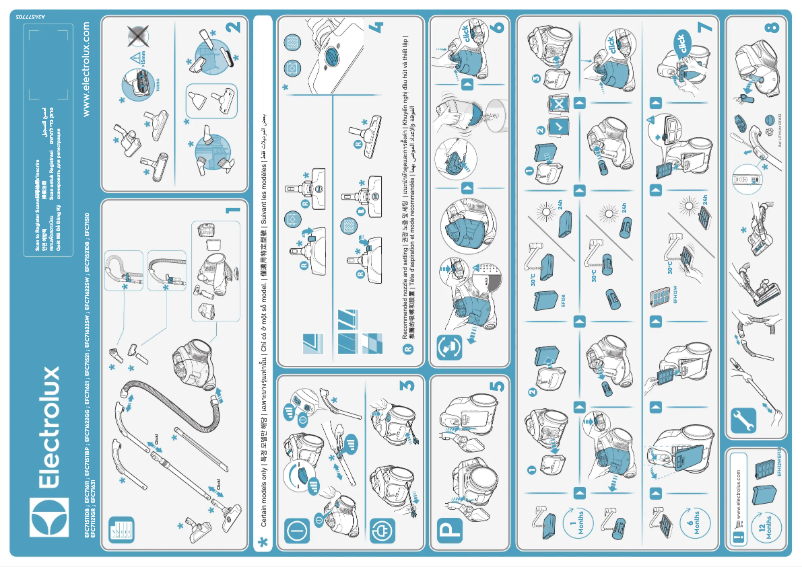Page n°1 - Manuel utilisateur AEG AL61C2ECO