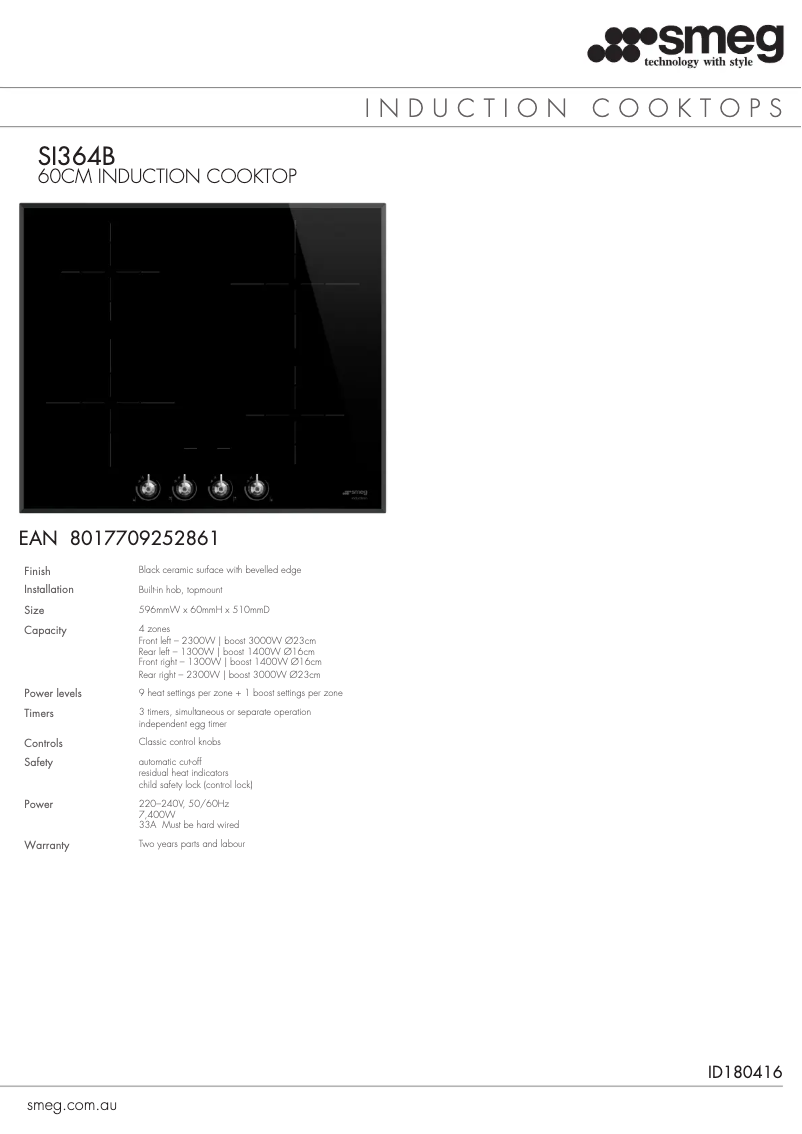 Image de la première page du manuel de l'appareil SI364B