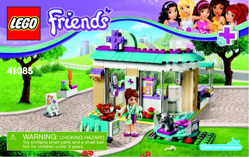 Page 1 de la notice Manuel utilisateur Lego Friends 41085