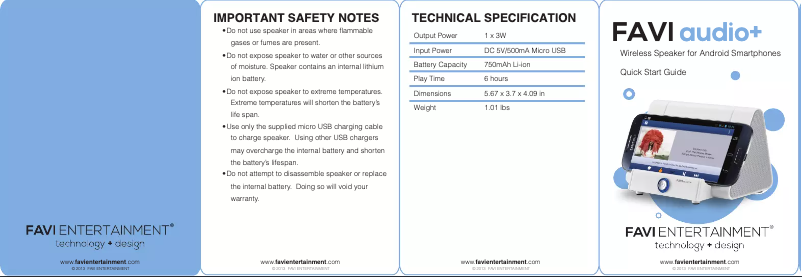 Image de la première page du manuel de l'appareil S2C06-WH