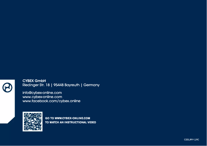 Page 1 de la notice Manuel utilisateur Cybex Pallas 2