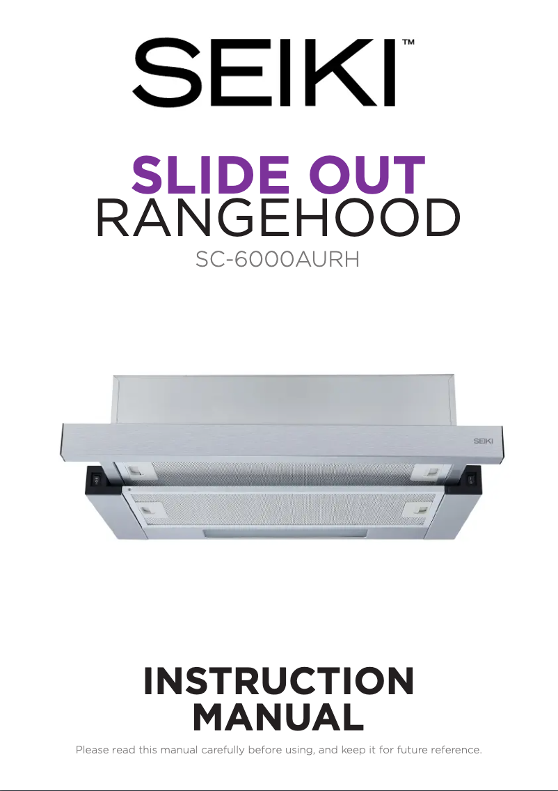 Image de la première page du manuel de l'appareil SC-6000AURH