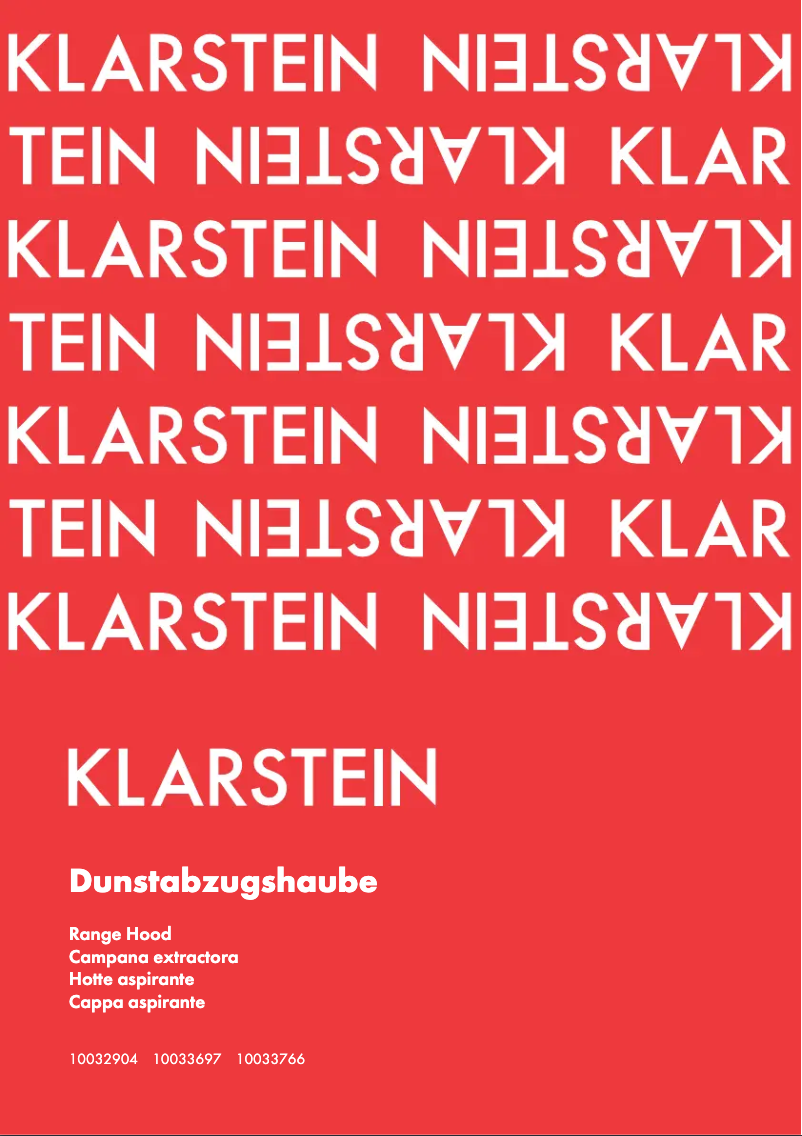 Image de la première page du manuel de l'appareil 10033697