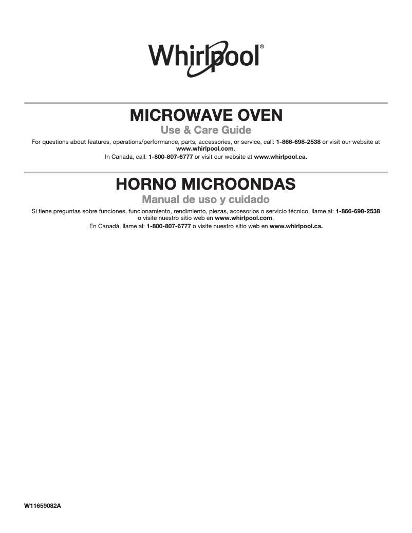 Page n°1 - Manuel utilisateur Whirlpool WMCS7024PW