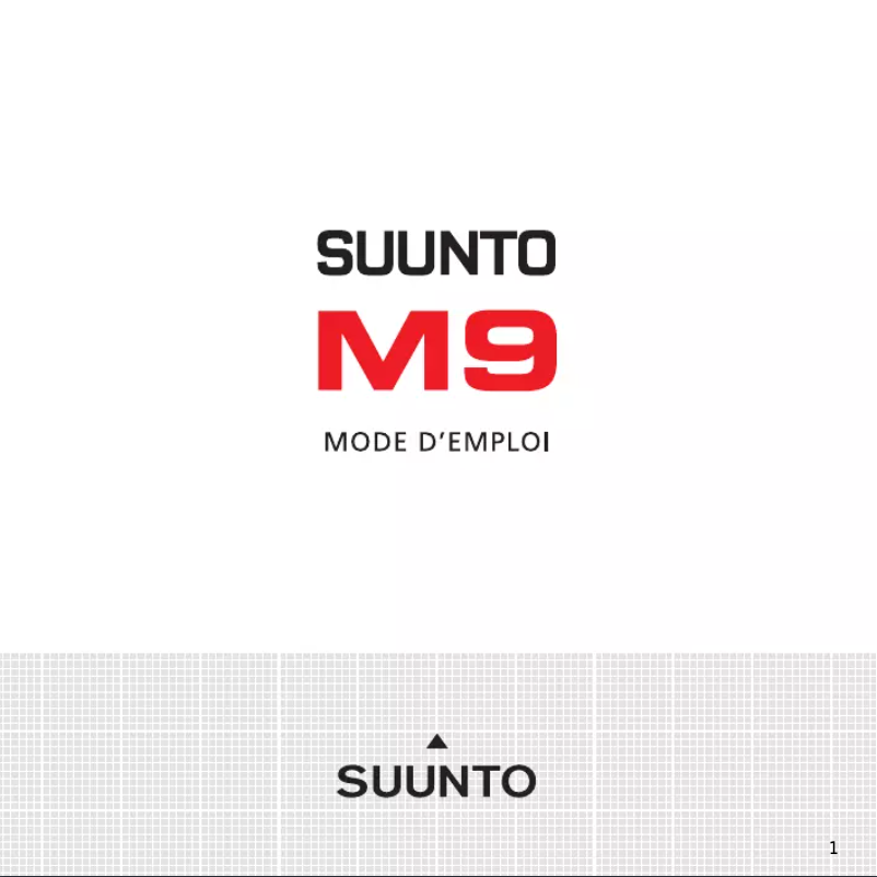 Página 1 del manual Manual de usuario Suunto M-9