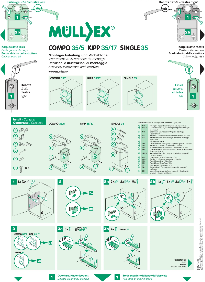 Página 1 del manual Manual de usuario Müllex COMPO 35/5
