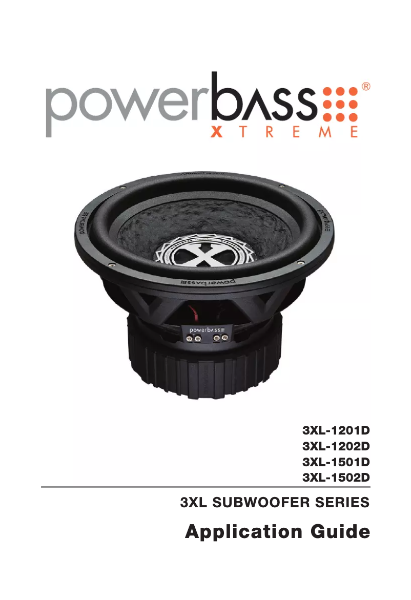 Page 1 de la notice Manuel utilisateur PowerBass 3XL-1502D