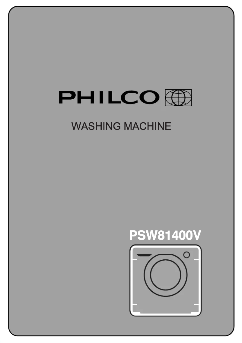 Page n°1 - Manuel utilisateur Philco PSW81400V