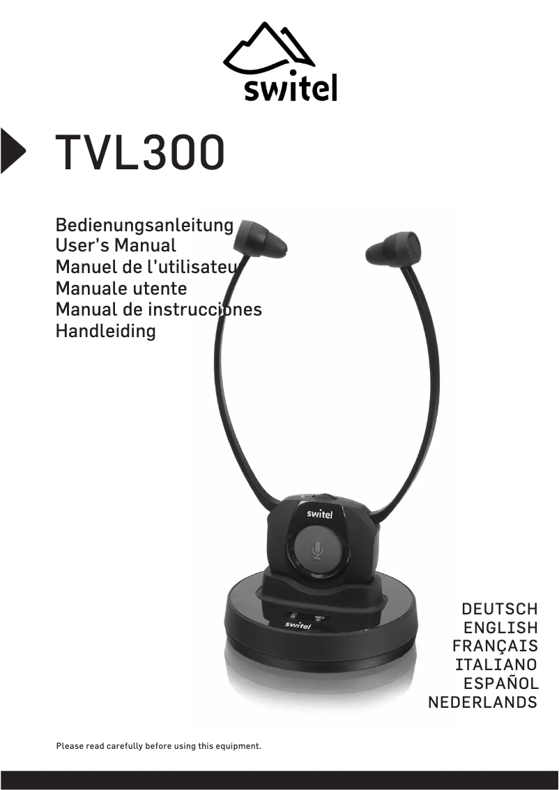 Image de la première page du manuel de l'appareil TVL300