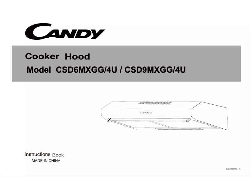Page n°1 - Manuel utilisateur Candy CSD9MXGG/4U